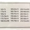 Αντιολισθητικές αλυσίδες (μέγεθος 70) για 13'', 14'', 15'', 16'' ζάντες - σετ 2τμχ.