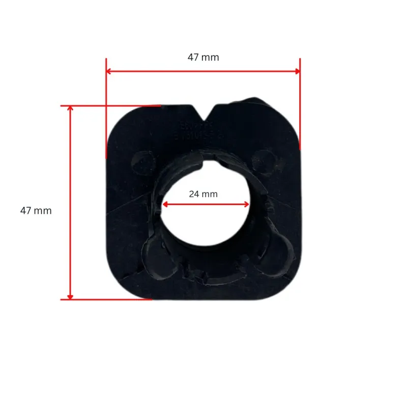 Βάσεις parktronic BMW E60 προφυλακτήρα 24mm - 4τμχ. ορθογώνιες