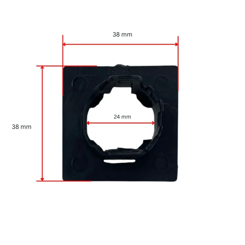 Βάσεις parktronic BMW E60 προφυλακτήρα 24mm - 4τμχ. τετράγωνες