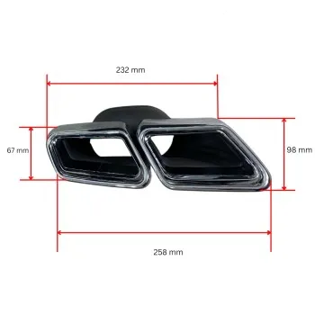 Μπούκες για Mercedes W222 S-Class / W212 E-Class (2012+) - AMG S63 design