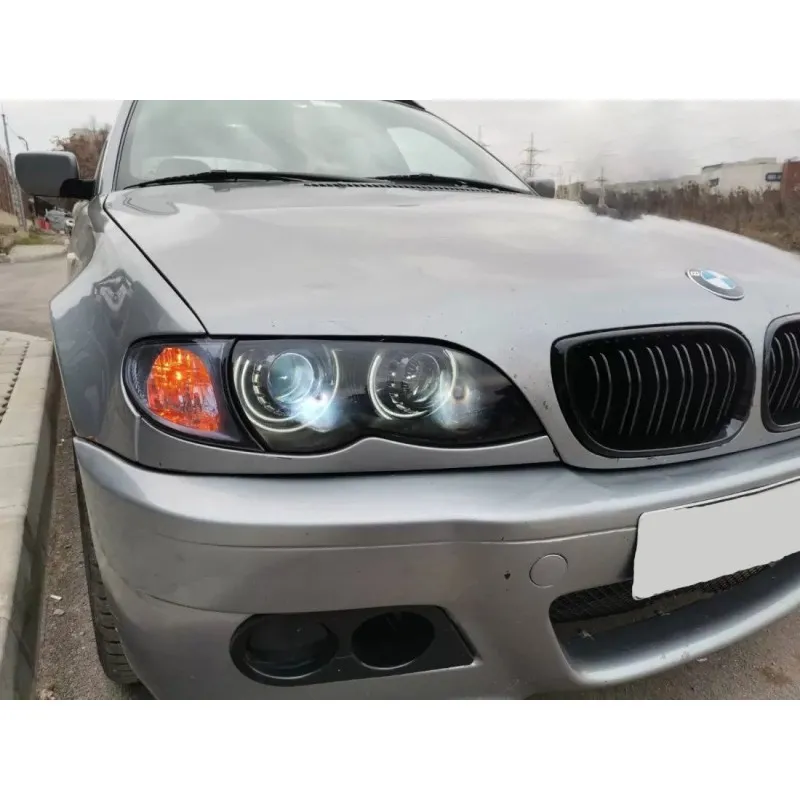 Δαχτυλίδια BMW E46 coupe (1998-2003) / BMW E46 Sedan, Combi (1998-2005) angel eyes - Λευκό χρώμα