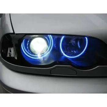 Δαχτυλίδια BMW E46 coupe (1998-2003) / BMW E46 Sedan, Combi (1998-2005) angel eyes - μπλε χρώμα