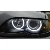 Δαχτυλίδια BMW E46 coupe (2003-2006) lightbar design angel eyes - λευκά