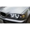 Δαχτυλίδια BMW E46 coupe (2003-2006) lightbar design angel eyes - λευκά