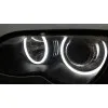 Δαχτυλίδια BMW E46 coupe (2003-2006) lightbar design angel eyes - λευκά