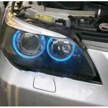 Angel eyes BMW E39 / E60 / E53 X5 / E65 / E87 / E63 5W led αυθεντικά - λευκό χρώμα - 2τμχ.