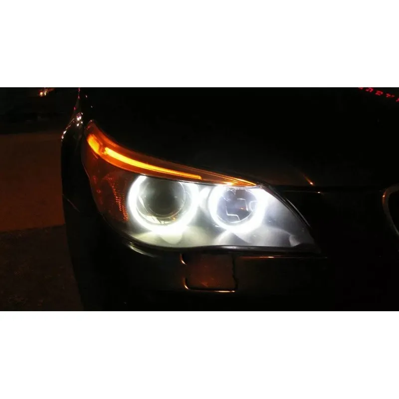 Angel eyes BMW E39 / E60 / E53 X5 / E65 / E87 / E63 10W led - λευκό χρώμα - 2τμχ.