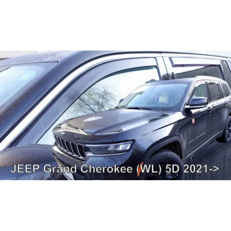 Ανεμοθραύστες Jeep Grand Cherokee (2021+) long - 4τμχ. εμπρός και πίσω, Heko