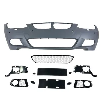 Προφυλακτήρας εμπρός BMW E92 (2006-2009) M pack design με ανοίγματα parktronic και πιτσιλίθρες