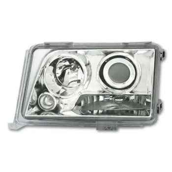 Φανάρια εμπρός Mercedes W124 (1993-1995) angel eyes, χωρίς λάμπες (Η7) - σετ 2τμχ.
