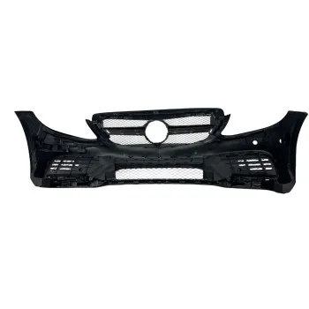 Προφυλακτήρας εμπρός Mercedes C-class W205 (2014+) - AMG look - με diffuser και μπούκες