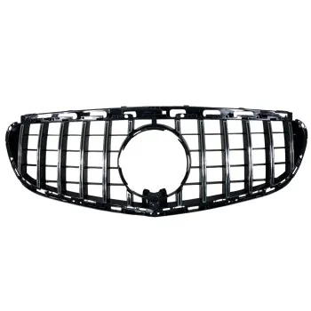 Μάσκα Mercedes W212 E-class (2014-2015) chrome/black - GT
