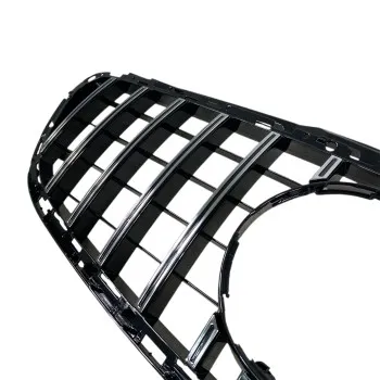 Μάσκα Mercedes W212 E-class (2014-2015) chrome/black - GT