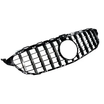 Μάσκα Mercedes W205 C-class (2014-2021) chrome/black - GT