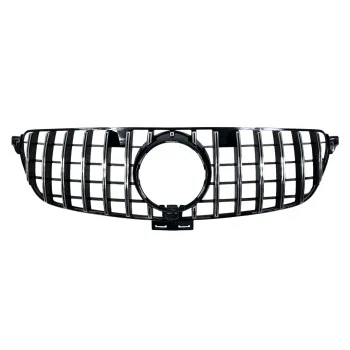 Μάσκα Mercedes GLE W166 SUV / C292 coupe (2015-2019) chrome/black - GT