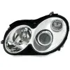 Φανάρια εμπρός Mercedes CLK W209 / C209 (2003-2009) angel eyes, χωρίς λάμπες (Η7) - σετ 2τμχ.