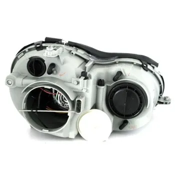 Φανάρια εμπρός Mercedes CLK W209 / C209 (2003-2009) angel eyes, χωρίς λάμπες (Η7) - σετ 2τμχ.
