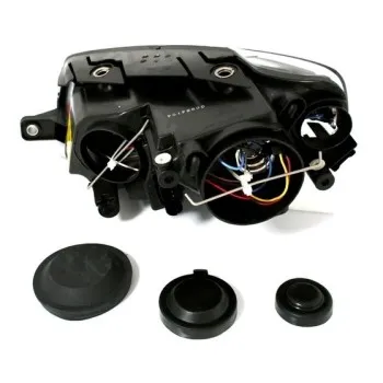 Φανάρια εμπρός Vw Passat B6 / 3C (2005-2010) angel eyes - chrome , χωρίς λάμπες (Η7) - σετ 2τμχ.