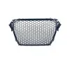 Μάσκα Audi A4 B8 (2011-2014) - RS LOOK - μαύρη γυαλιστερή, χωρίς σήμα