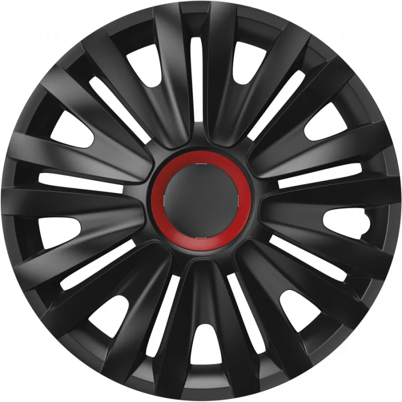 Τάσια Versaco Royal Red Ring / Μαύρο - 13'' σετ - 4τμχ.