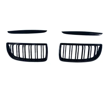 Μάσκα BMW E90 (2005-2008) - διπλές γυαλιστερές - 2τμχ.