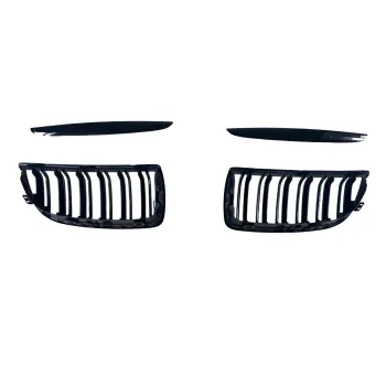 Μάσκα BMW E90 (2005-2008) - διπλές γυαλιστερές - 2τμχ.