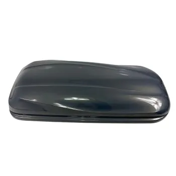 Μπαγκαζιέρα οροφής Junior Altro 185x80x41cm με διπλό άνοιγμα με κλειδί, 460 λίτρα - Γκρι υαλιγστερή