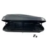 Μπαγκαζιέρα οροφής Junior Altro 185x80x41cm με διπλό άνοιγμα με κλειδί, 460 λίτρα - Γκρι υαλιγστερή