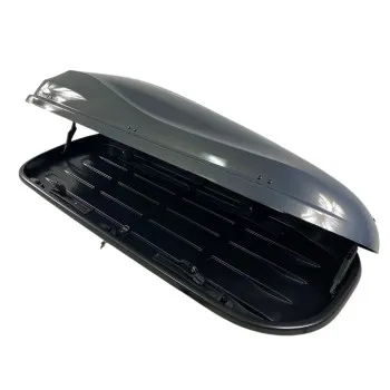 Μπαγκαζιέρα οροφής Junior Altro 185x80x41cm με διπλό άνοιγμα με κλειδί, 460 λίτρα - Γκρι υαλιγστερή