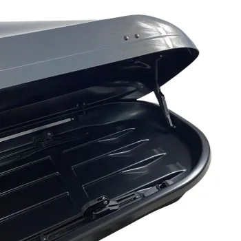 Μπαγκαζιέρα οροφής Junior Altro 185x80x41cm με διπλό άνοιγμα με κλειδί, 460 λίτρα - Γκρι υαλιγστερή