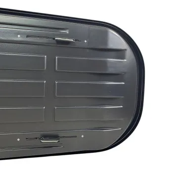 Μπαγκαζιέρα οροφής Junior Altro 185x80x41cm με διπλό άνοιγμα με κλειδί, 460 λίτρα - Γκρι υαλιγστερή