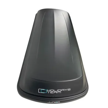 Μπαγκαζιέρα οροφής Junior Xtreme 2 195x78x39cm με διπλό άνοιγμα και κλειδί, 445 λίτρα - μαύρη