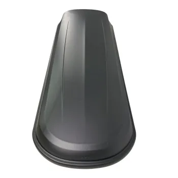 Μπαγκαζιέρα οροφής Junior Xtreme 2 195x78x39cm με διπλό άνοιγμα και κλειδί, 445 λίτρα - μαύρη