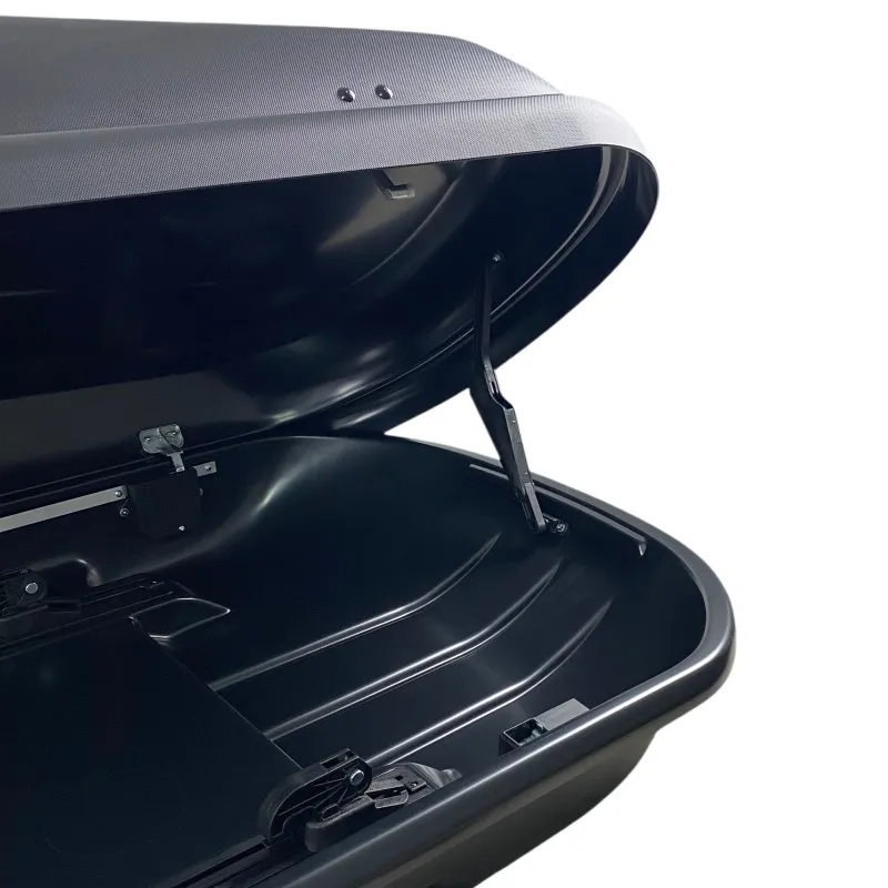Μπαγκαζιέρα οροφής Junior Xtreme 2 195x78x39cm με διπλό άνοιγμα και κλειδί, 445 λίτρα - μαύρη