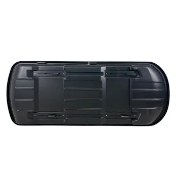 Μπαγκαζιέρα οροφής Junior Xtreme 2 195x78x39cm με διπλό άνοιγμα και κλειδί, 445 λίτρα - μαύρη