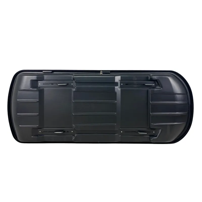 Μπαγκαζιέρα οροφής Junior Xtreme 2 195x78x39cm με διπλό άνοιγμα και κλειδί, 445 λίτρα - μαύρη