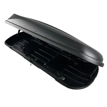 Μπαγκαζιέρα οροφής Junior Xtreme 2 195x78x39cm με διπλό άνοιγμα και κλειδί, 445 λίτρα - μαύρη