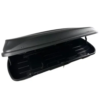 Μπαγκαζιέρα οροφής Junior Xtreme 2 195x78x39cm με διπλό άνοιγμα και κλειδί, 445 λίτρα - μαύρη