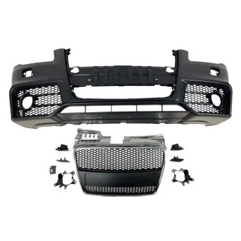 Προφυλακτήρας εμπρός Audi A4 B7 8E (2004-2008) - S Line Design με γρίλια χρωμίου, με ανοίγματα πιτσιλίθρες