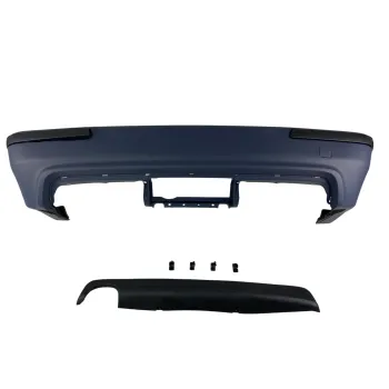 Πίσω προφυλακτήρας BMW E39 sedan με μονό diffuser - M5 design χωρίς ανοίγματα parktronic