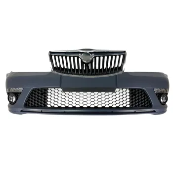 Προφυλακτήρας εμπρός Skoda Octavia 2 (2009-2013) facelift με φώτα ημέρας και προβολάκια