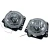 Φανάρια εμπρός Vw Golf II (1983-1993) angel eyes - chrome , χωρίς λάμπες (Η 4 ) - σετ 2τμχ.