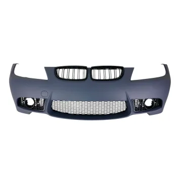 Προφυλακτήρας εμπρός BMW E90 (2008-2012) - M3 design με καρδιές, άνοιγμα για προβολάκια, χωρίς parktronic