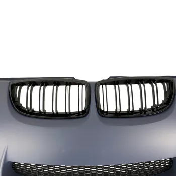 Προφυλακτήρας εμπρός BMW E90 (2008-2012) - M3 design με καρδιές, άνοιγμα για προβολάκια, χωρίς parktronic