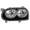 Φανάρια εμπρός Vw Golf 3 R32 design angel eyes - μαύρα , χωρίς λάμπες (Η7) - σετ 2τμχ.