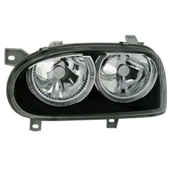 Φανάρια εμπρός Vw Golf 3 R32 design angel eyes - μαύρα , χωρίς λάμπες (Η7) - σετ 2τμχ.