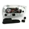 Φανάρια εμπρός Vw Golf 3 R32 design angel eyes - μαύρα , χωρίς λάμπες (Η7) - σετ 2τμχ.