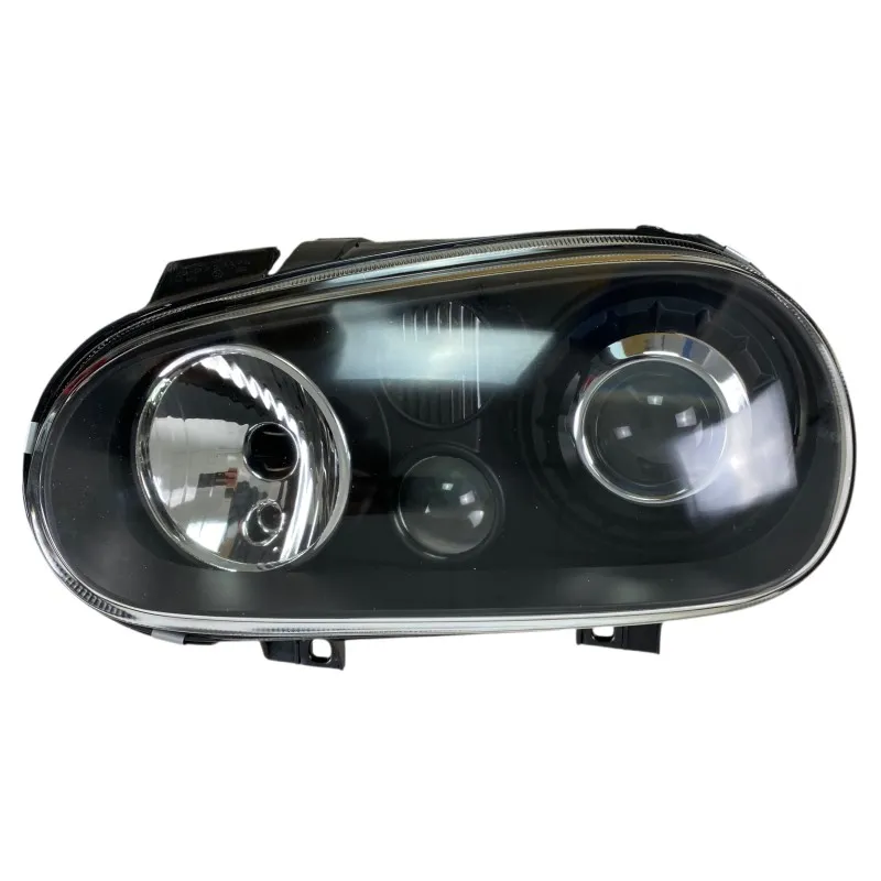 Φανάρια εμπρός Vw Golf IV R32 - μαύρα , χωρίς λάμπες (Η7) - σετ 2τμχ.