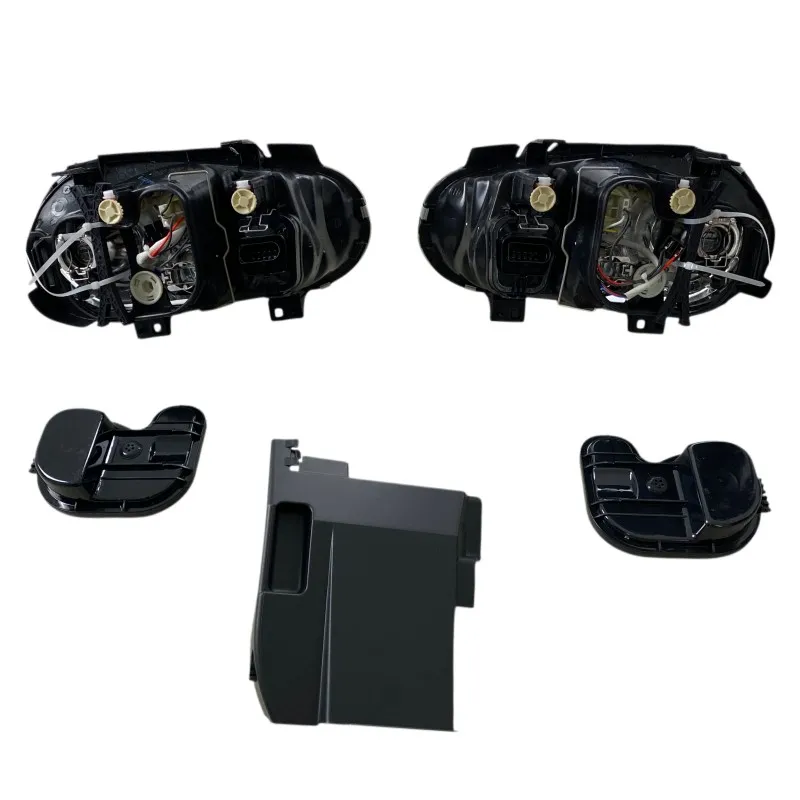 Φανάρια εμπρός Vw Golf IV R32 - chrome , χωρίς λάμπες (Η7) - σετ 2τμχ.