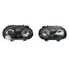 Φανάρια εμπρός Vw Golf IV R32 angel eyes - μαύρα , χωρίς λάμπες (Η7) - σετ 2τμχ.